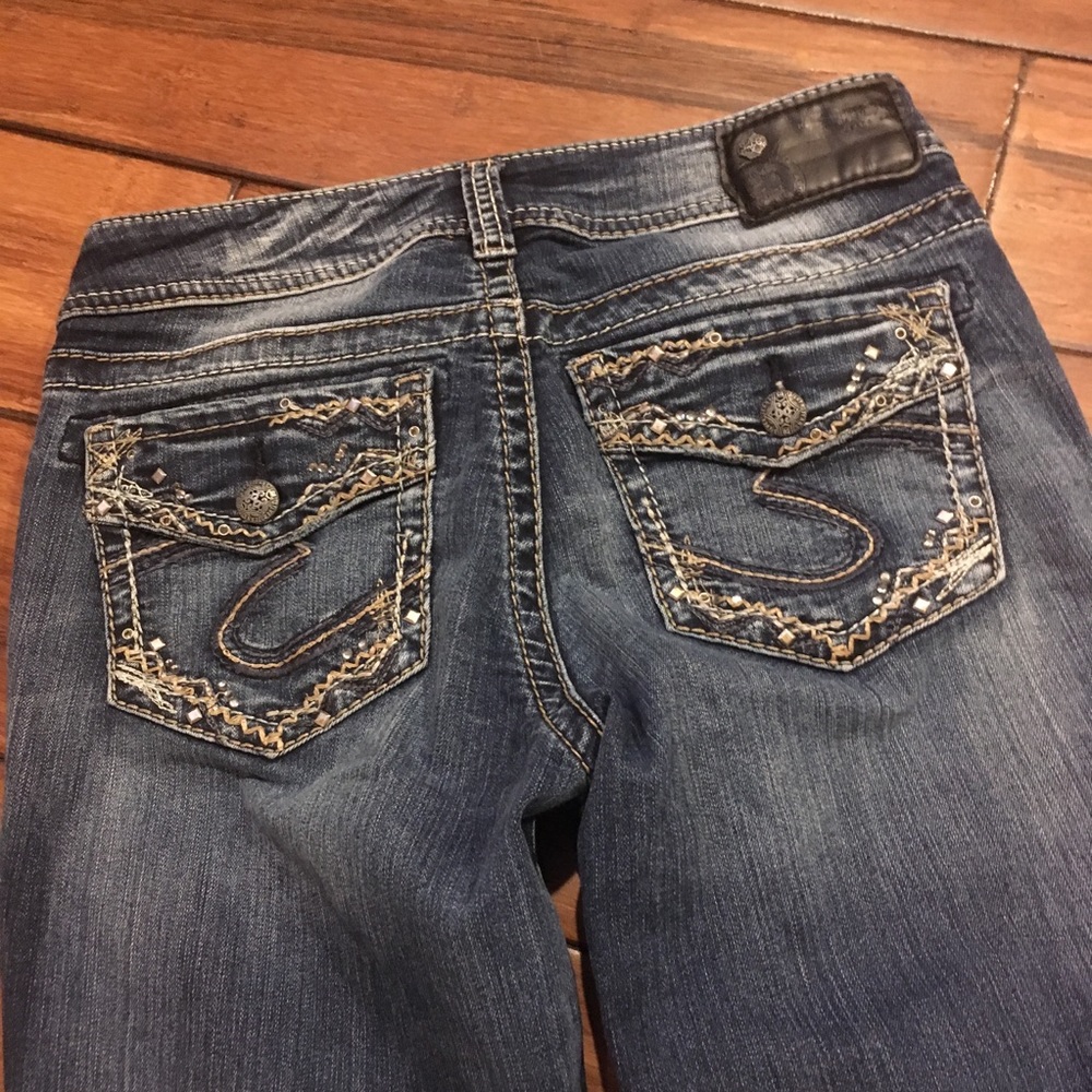 Silver jeans